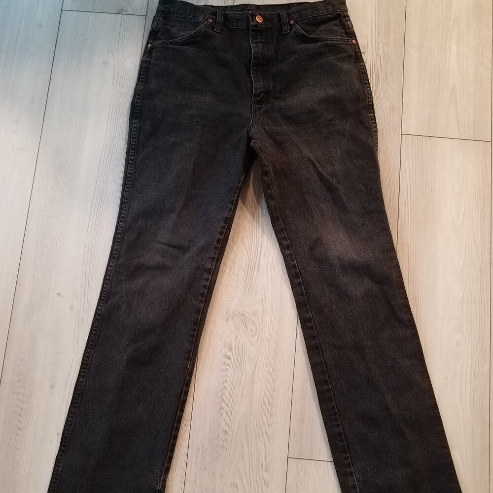 Vintage black denim Wrangler jeans